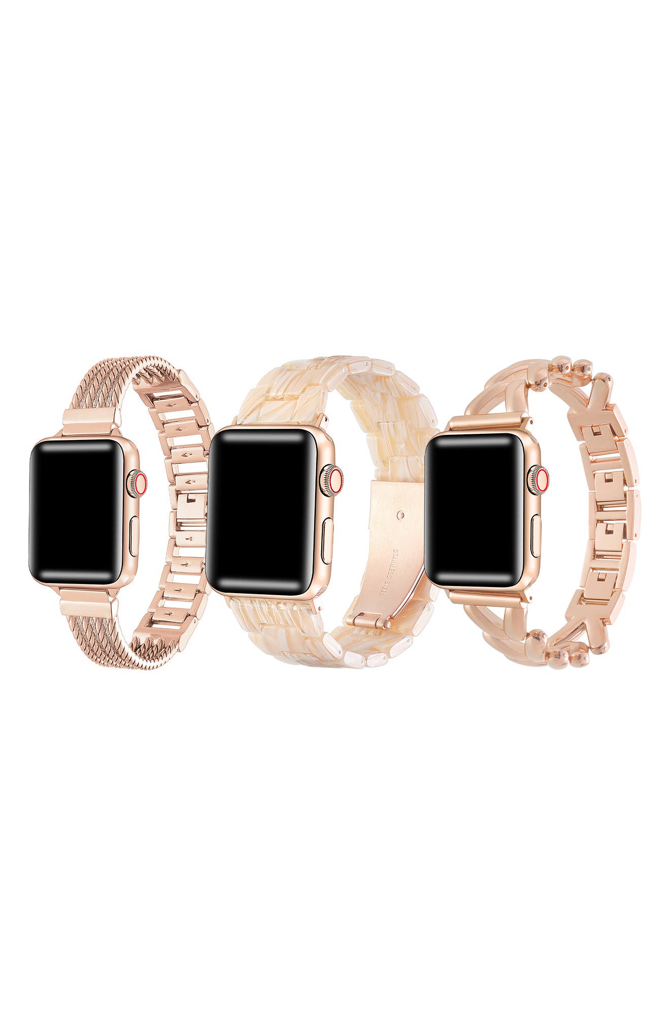 Caroline Assorted 3-Pack Apple Watch® Watchbands