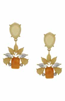 OLIVIA WELLES Irena Faceted Drop Earrings
