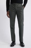 Jack Victor Patrick Flat Front Wool Blend Dress Pants