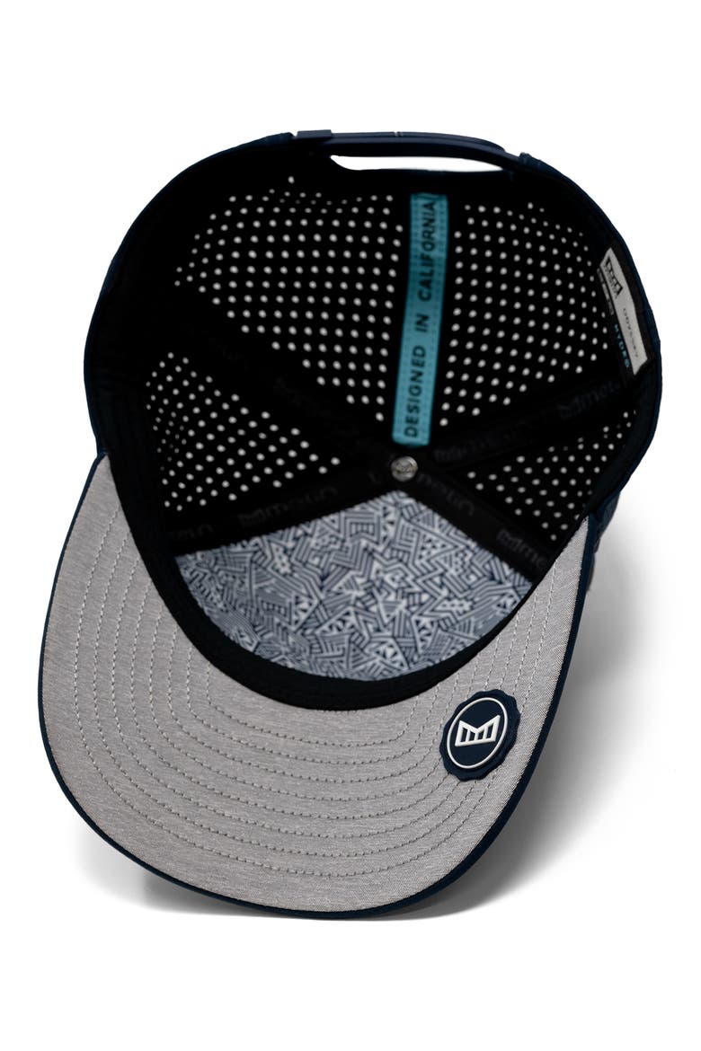 Odysea Stacked Hydro Performance Snapback Hat, Alternate, color, NAVY