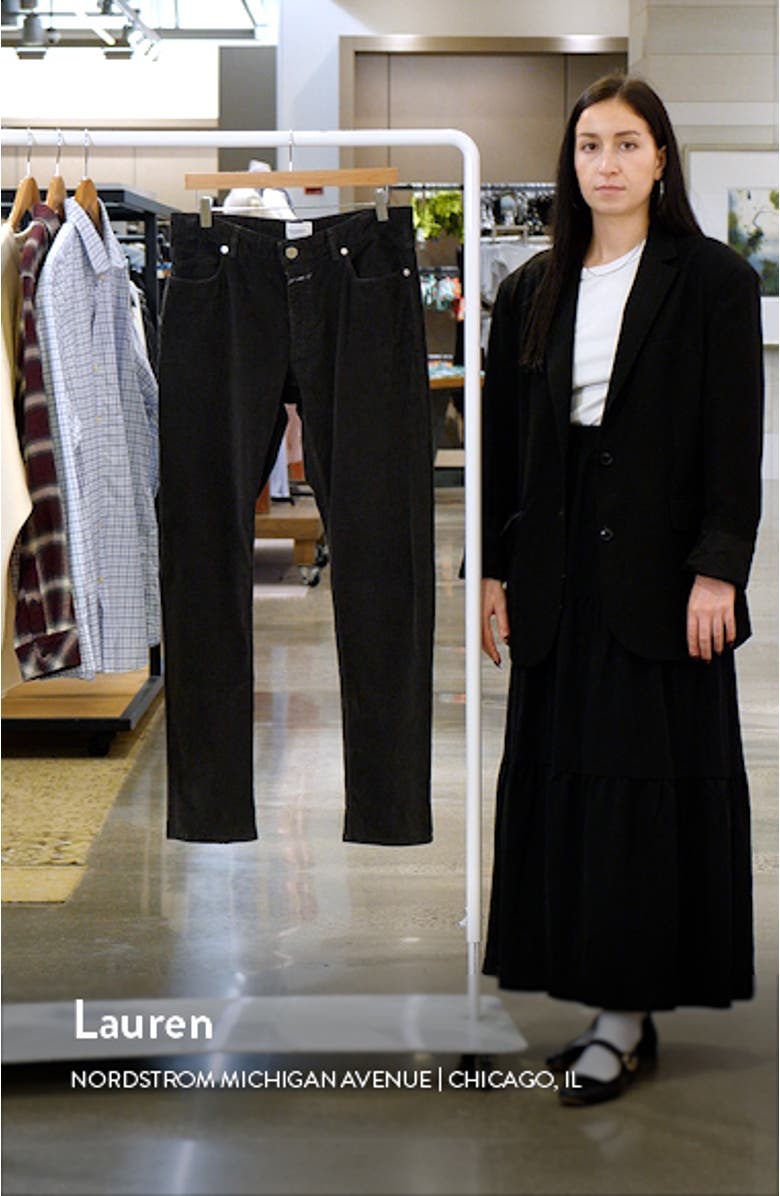 Unity Slim Fit Cotton Stretch Corduroy Pants, sales video thumbnail