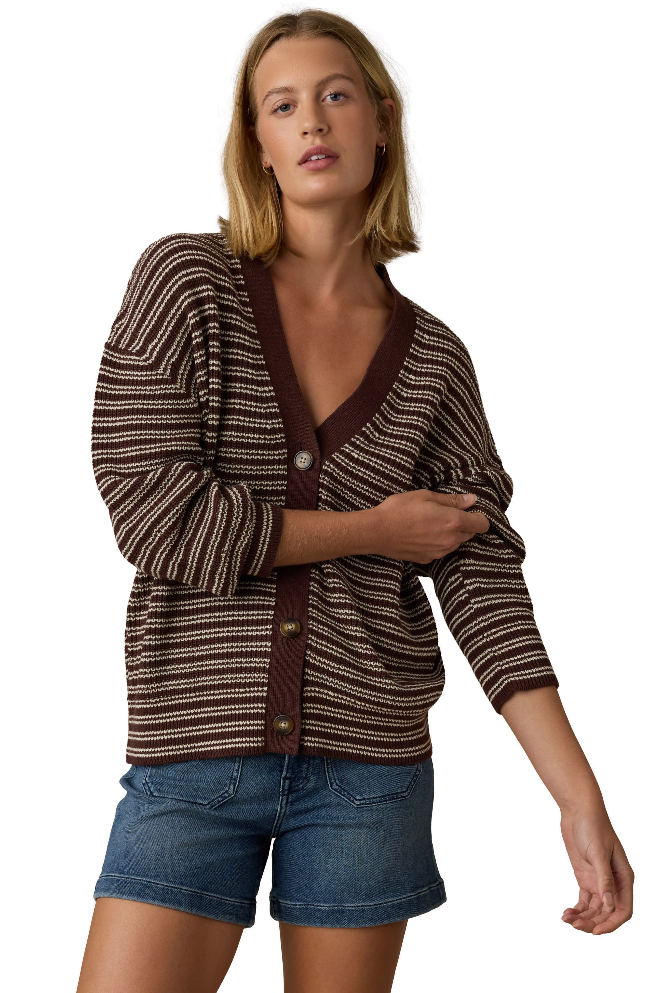 Faherty Miramar Linen & Organic Cotton Cardigan — фото 4