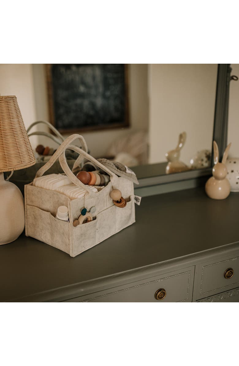 Parker Baby Co. Diaper Caddy, Alternate, color, Gray