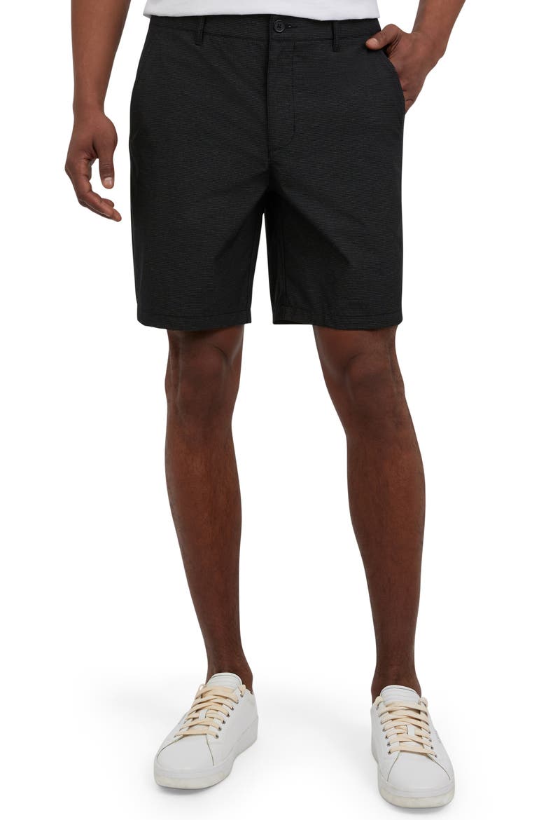 Kelton Tech Chino Shorts, Main, color, BLACK