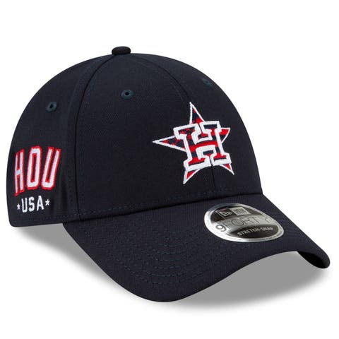 Men's New Era Navy Houston Astros 4th of July 9FORTY Snapback Adjustable Hat