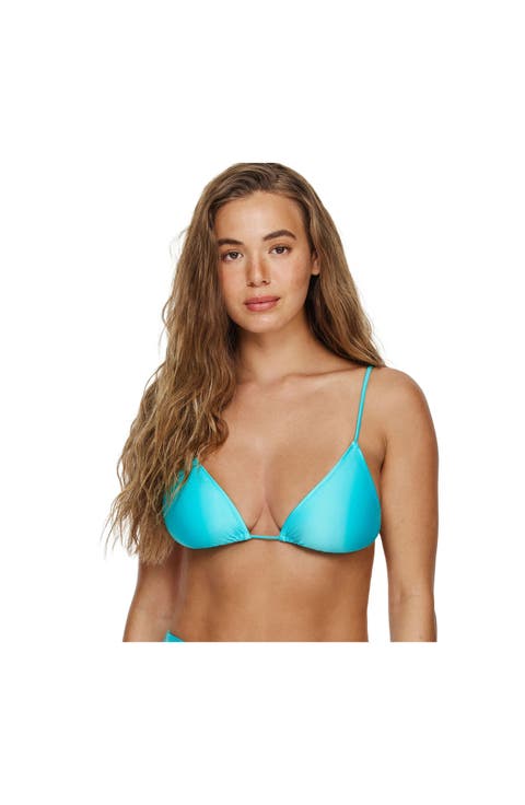 Satin Touch Triangle Bikini Top