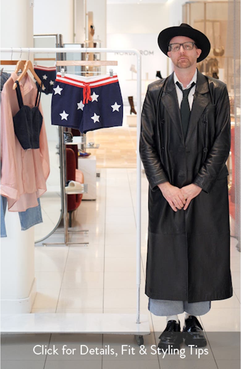 Balboa Star Knit Cover-Up Shorts, sales video thumbnail