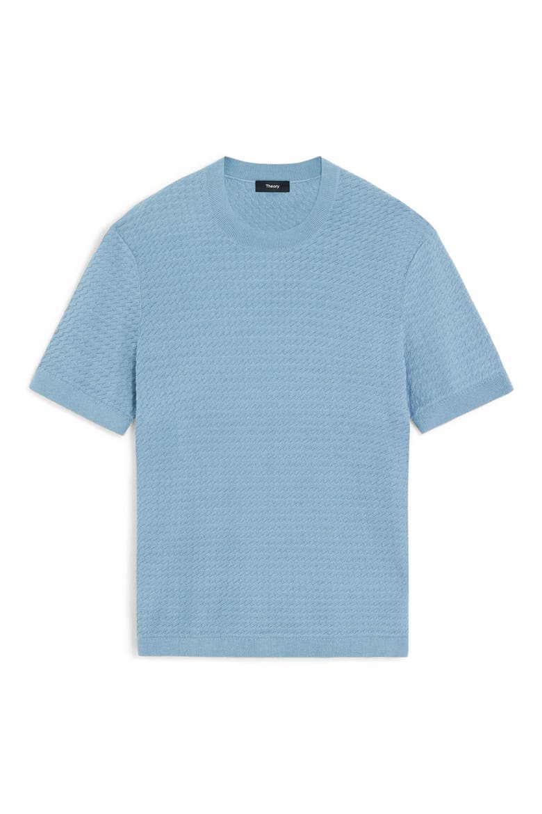 Damian Tactile Crewneck T-Shirt, Alternate, color, RAINSTORM