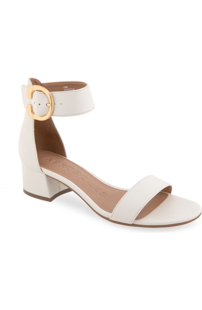 Aerosoles Carew Sandal, Main, color, Eggnog Faux Leather