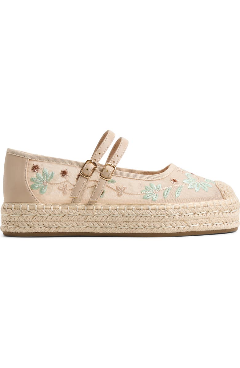 Call It Spring By Aldo Daffney Platform Mary Jane Flat, Alternate, color, Beige