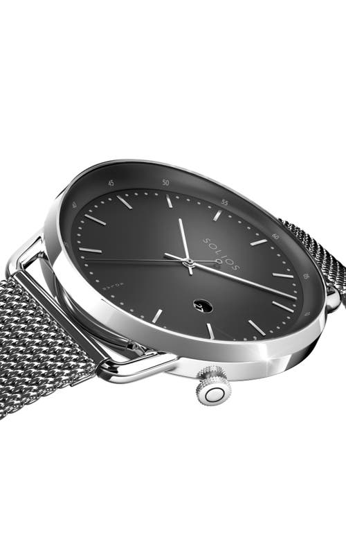 Solios Watches The Solar Curve | Black Dial