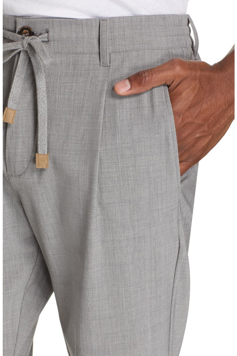 Stretch Wool Jogger Dress Pants, Alternate, color, LIGHT GREY