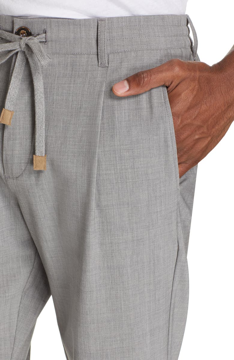 Eleventy Stretch Wool Jogger Dress Pants, Alternate, color,