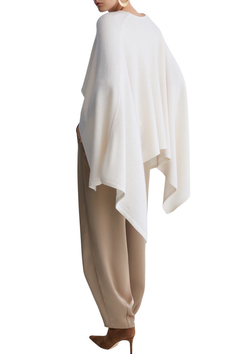 Harly Wool & Cashmere Cape Top, Alternate, color, IVORY