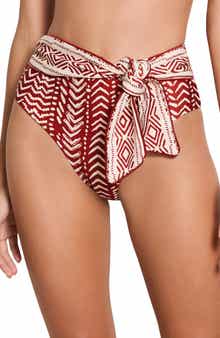 Cosita Linda High Waist Belted Bikini Bottoms