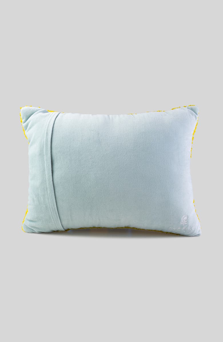 Furbish Extra Hook Pillow, Alternate, color, Yellow, Multi