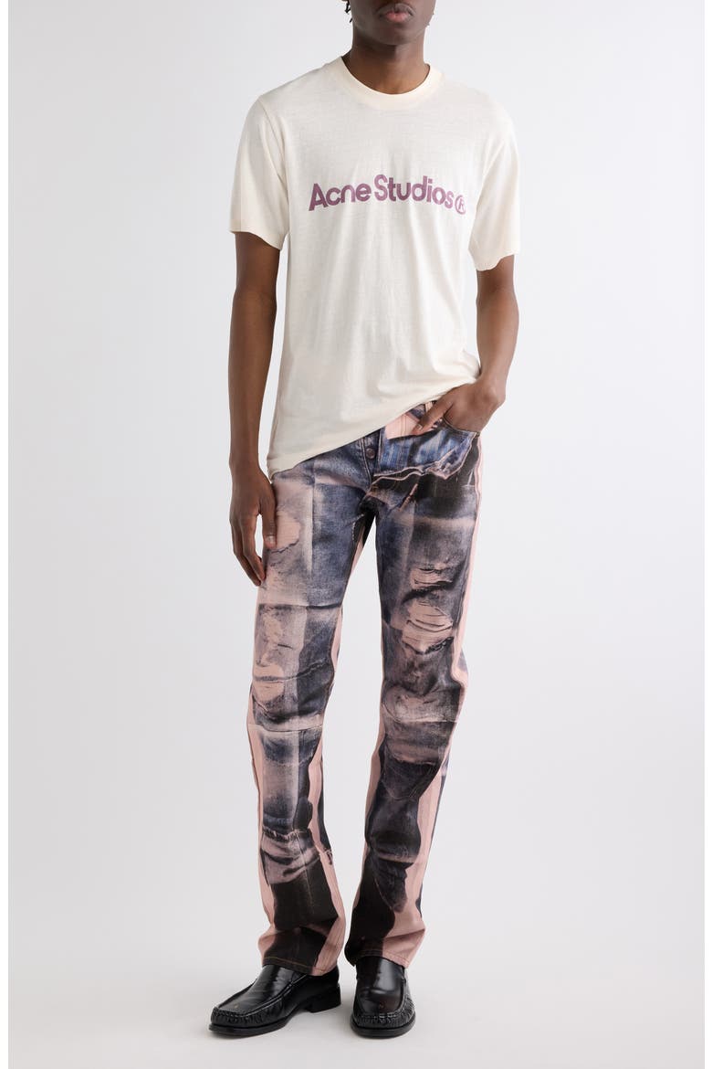 Eamon U Registered Logo Graphic T-Shirt, Alternate, color, PALE PINK