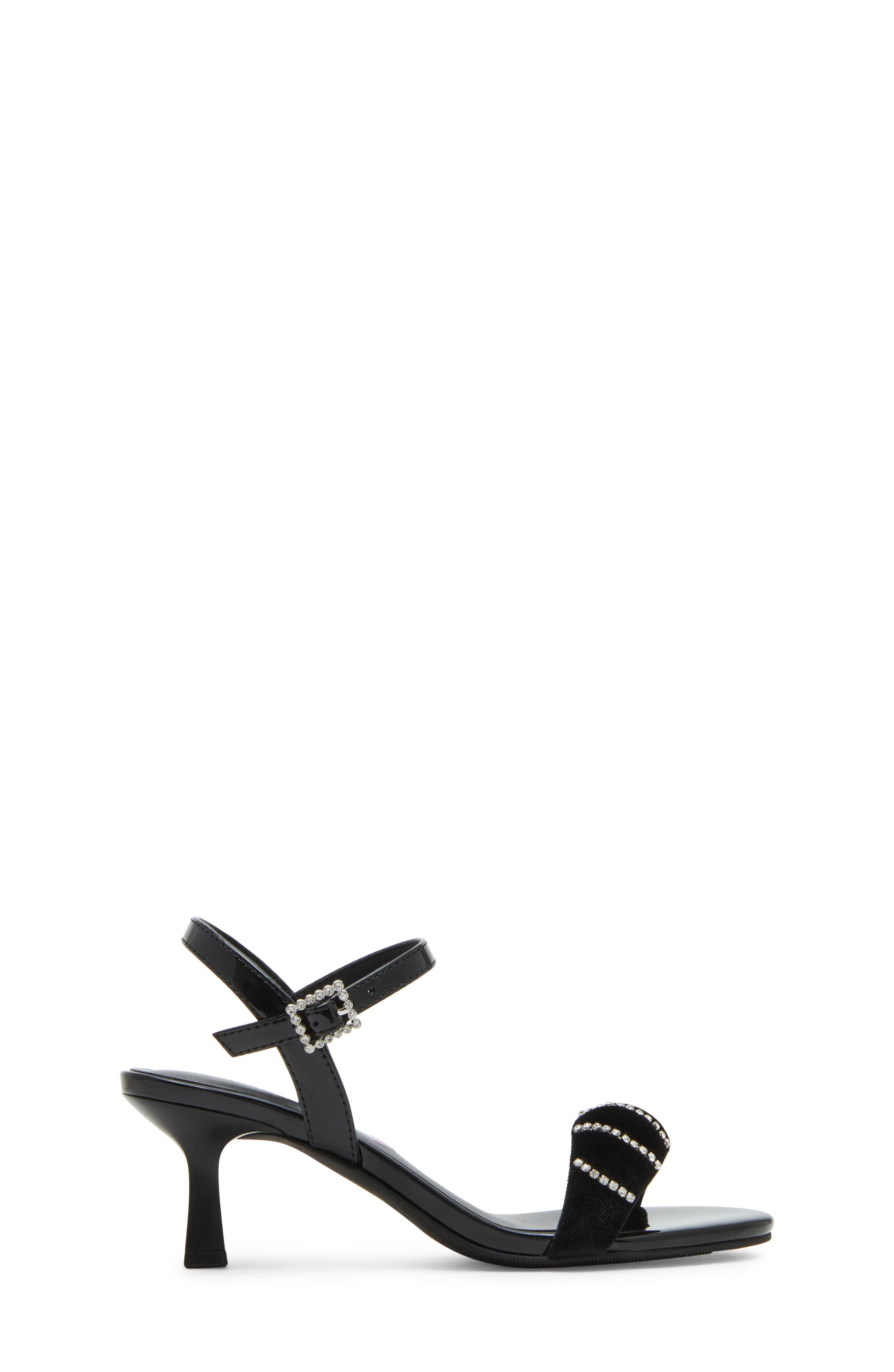 Steve Madden Jpatty Ankle Strap Sandal, Alternate, color, Black