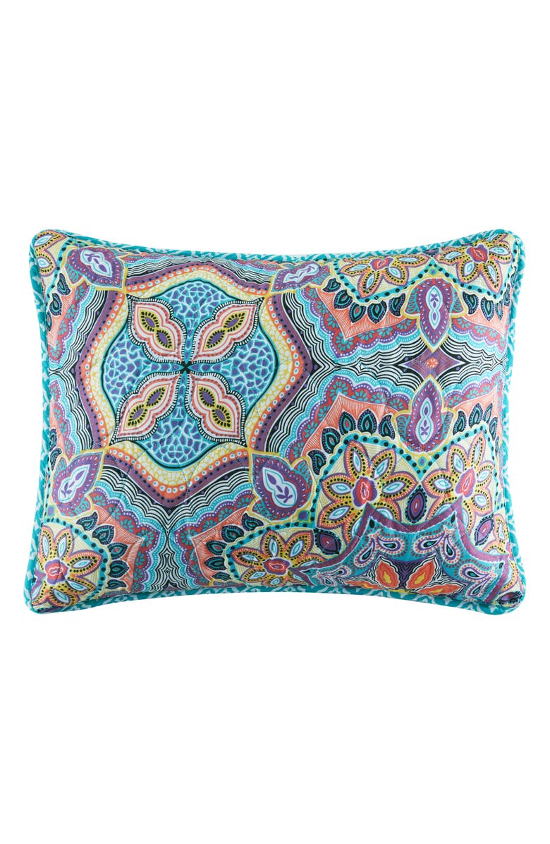 VCNY HOME Yara Reversible Medallion Quilt Set, Alternate, color, Aqua