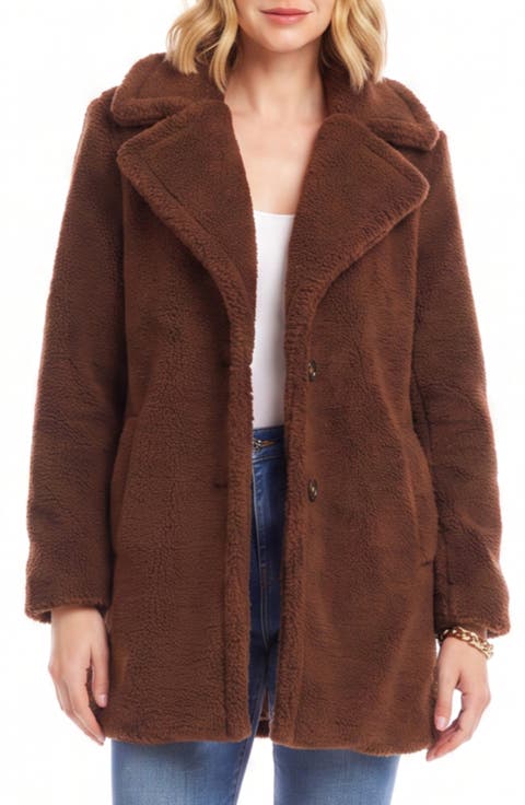 Faux Shearling Coat