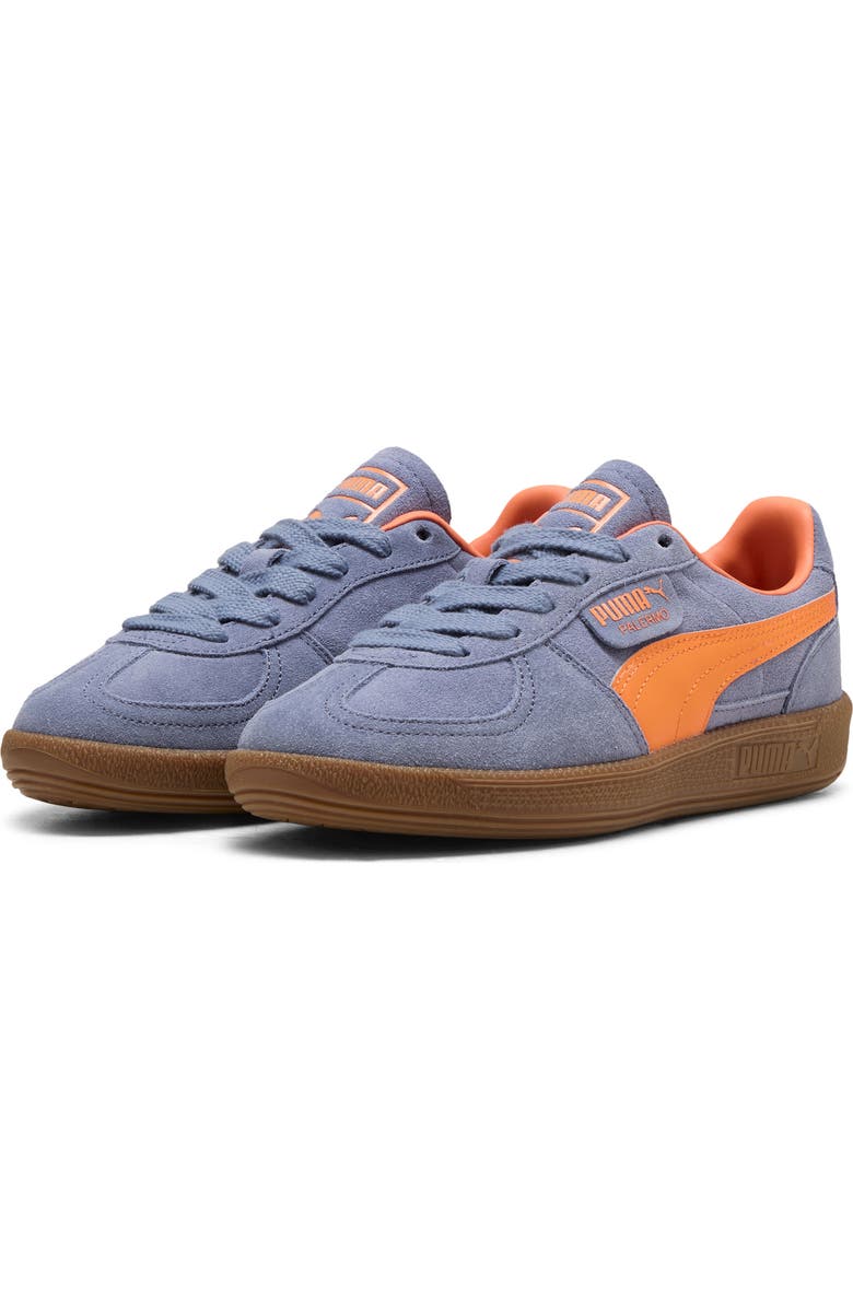 PUMA Kids' Palermo Sneaker, Main, color, Gray Sky/ Melon Glow