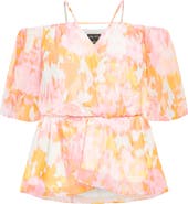 City Chic Sunset Belted Top