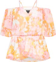 City Chic Sunset Belted Top