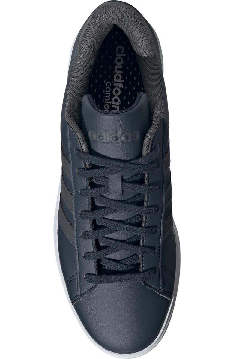 adidas Grand Court Sneaker, Alternate, color, Aurora Ink/Grey/White