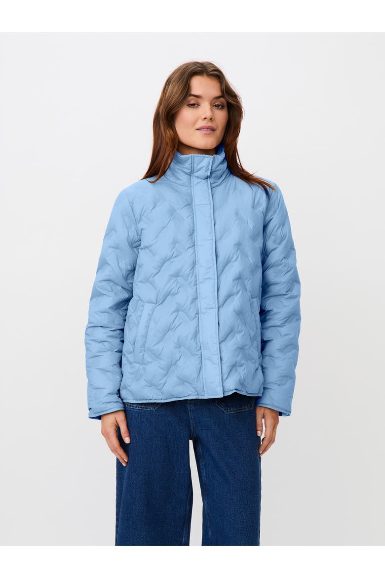 Quilted Puffer Coat, Main, color, Powder Blue