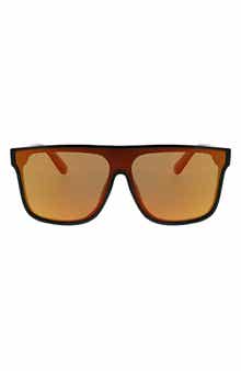 Flat Top Shield 130mm Polarized Sunglasses