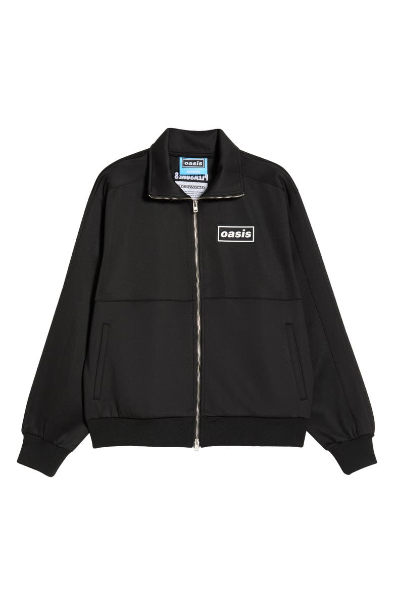 PLEASURES Forever Track Jacket, Alternate, color, Black