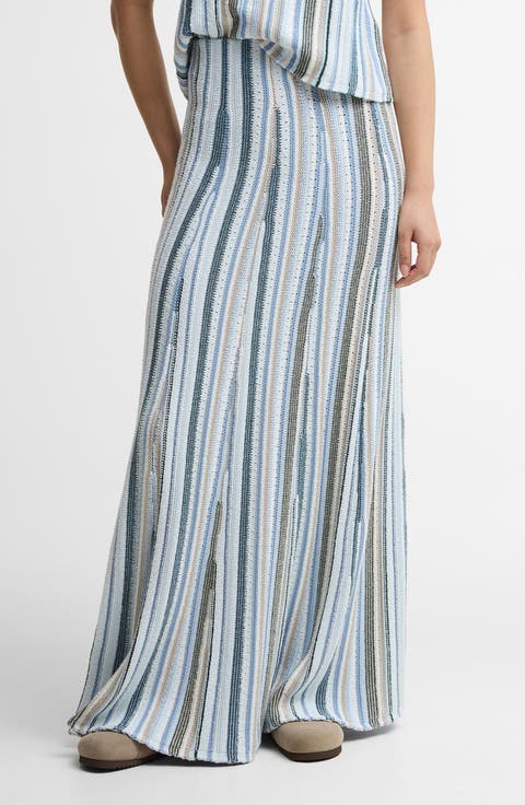 Josie Pointelle Knit Maxi Skirt