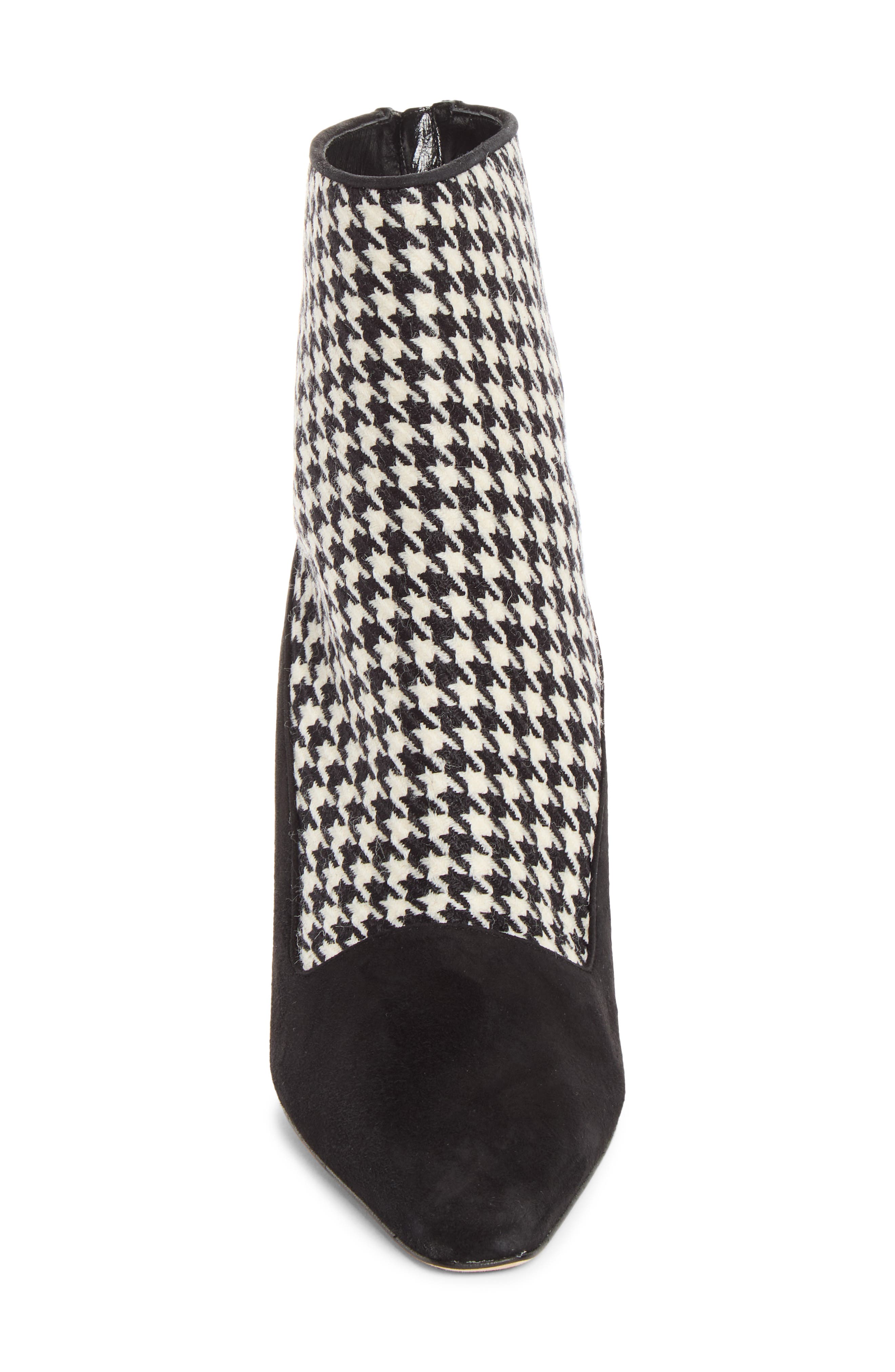 Gosta Leather Ankle Boot, Alternate, color, BLACK/ IVORY