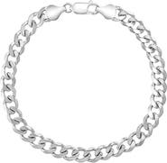 EFFY Men's Sterling Silver Curb Link Bracelet