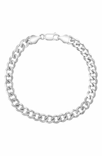EFFY Men's Sterling Silver Curb Link Bracelet