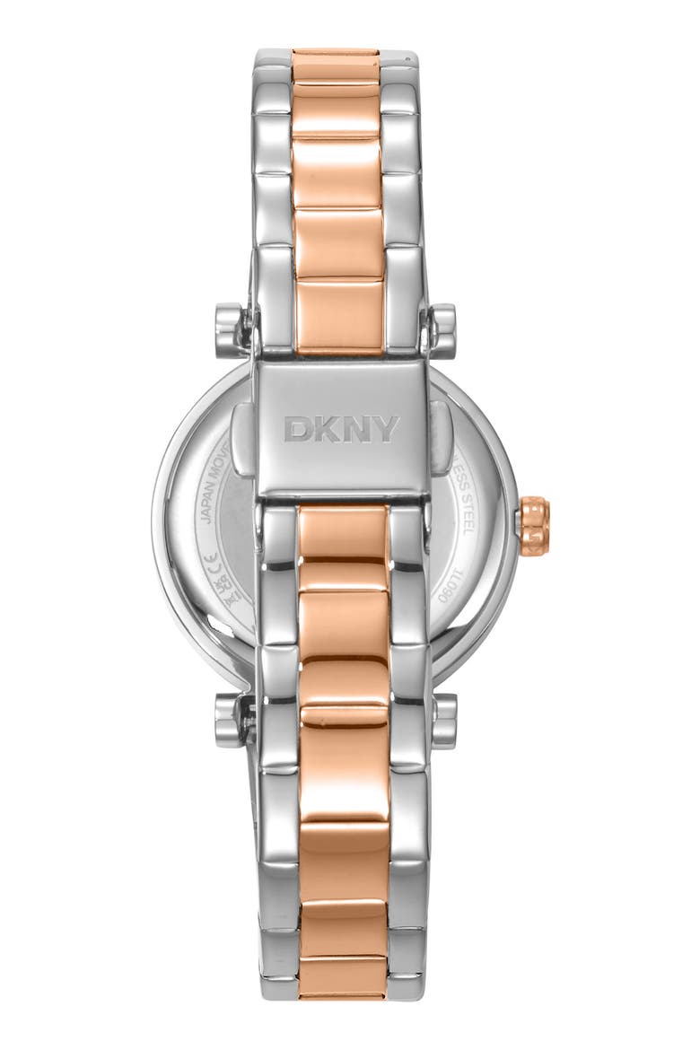 Essentials Crystal Marker Bracelet Watch, 28mm, Alternate, color, SILVER