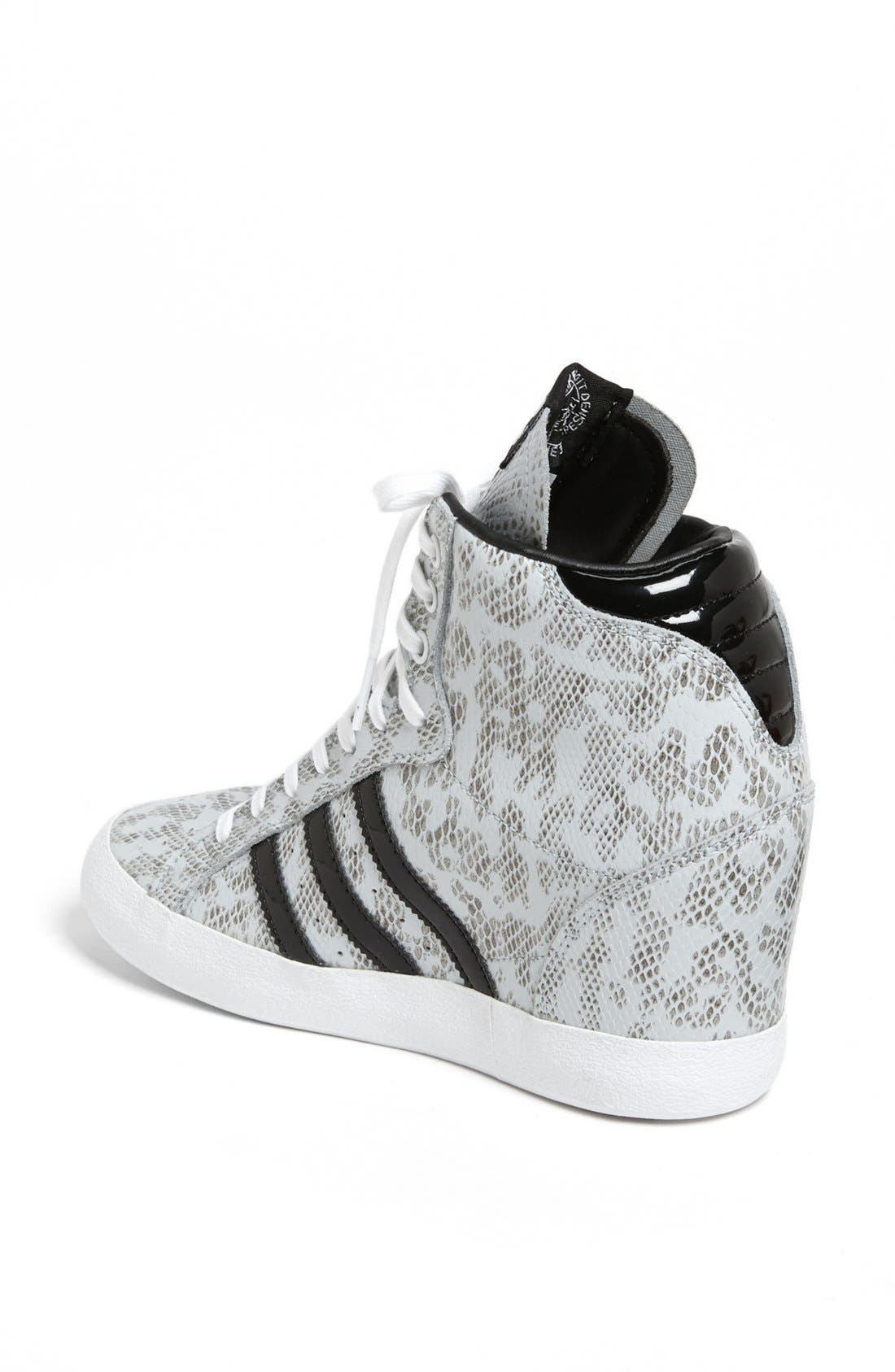 'Basket Profi' Hidden Wedge Sneaker, Alternate, color, WHITE/ BLACK