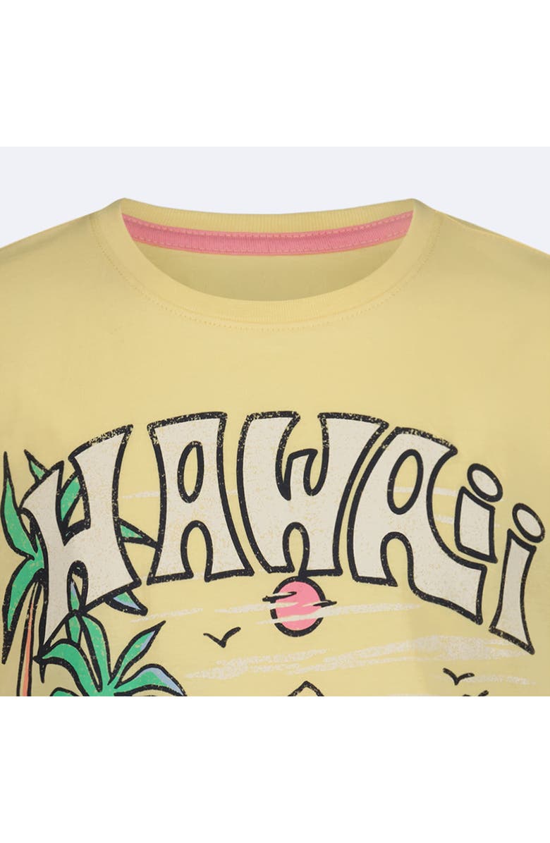Roxy Kids' Hawaii Oversize Cotton Graphic T-Shirt, Alternate, color, Golden Haze