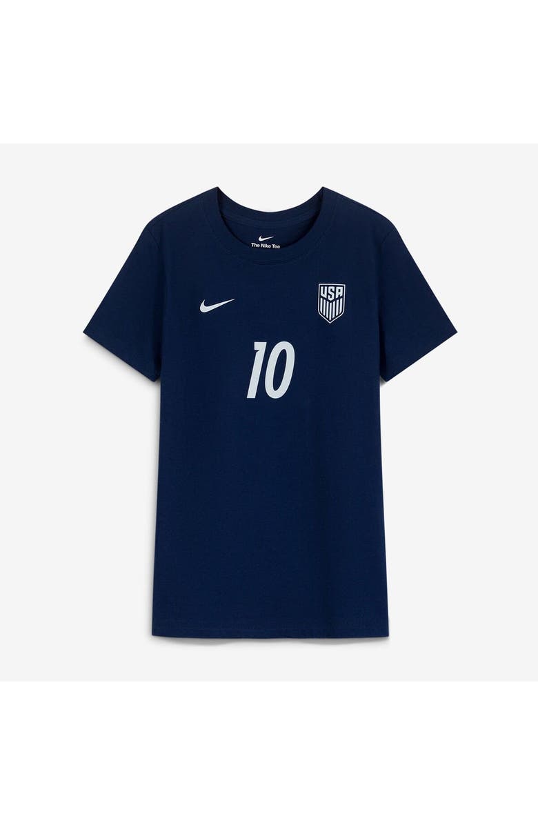 Nike Women's Nike Christian Pulisic Navy USMNT Away Name & Number T-Shirt, Alternate, color, Navy