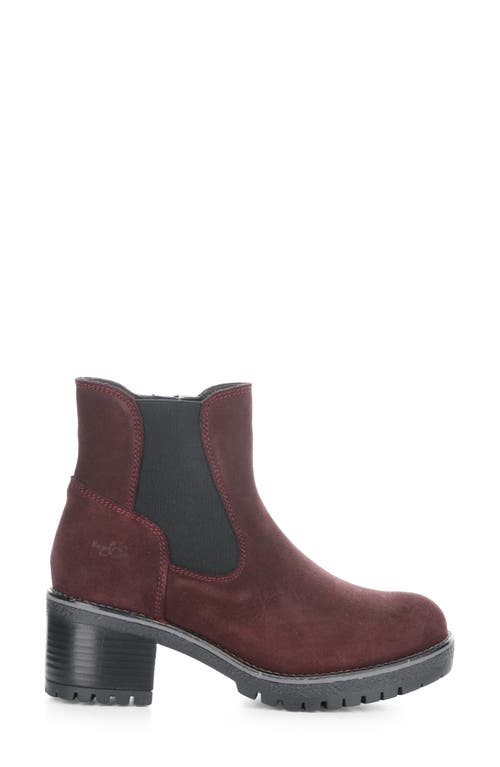 Bos. & Co. Mercy Waterproof Zip Bootie In Brown
