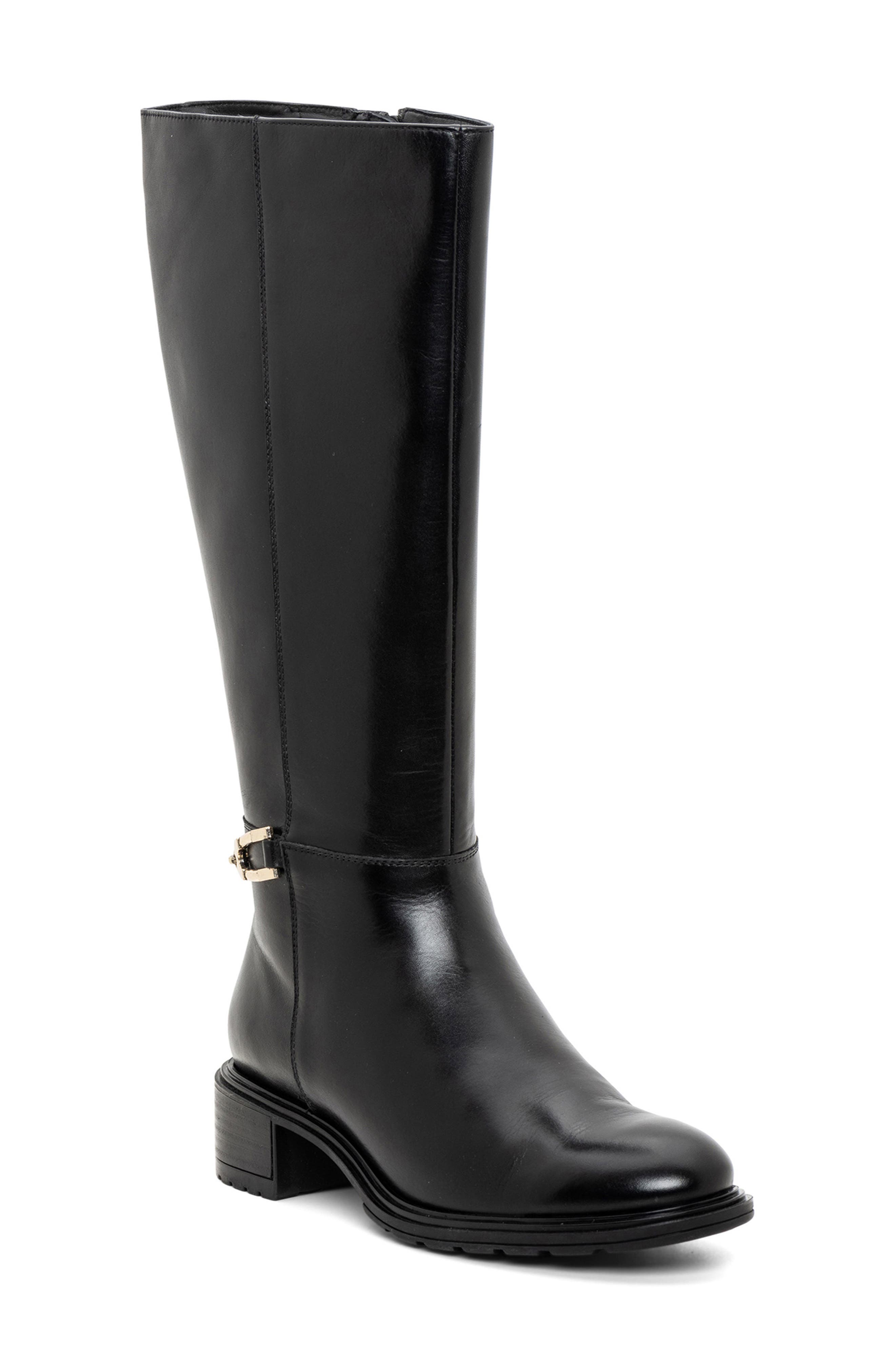ara Plumeria Knee High Boot, Main, color, Black