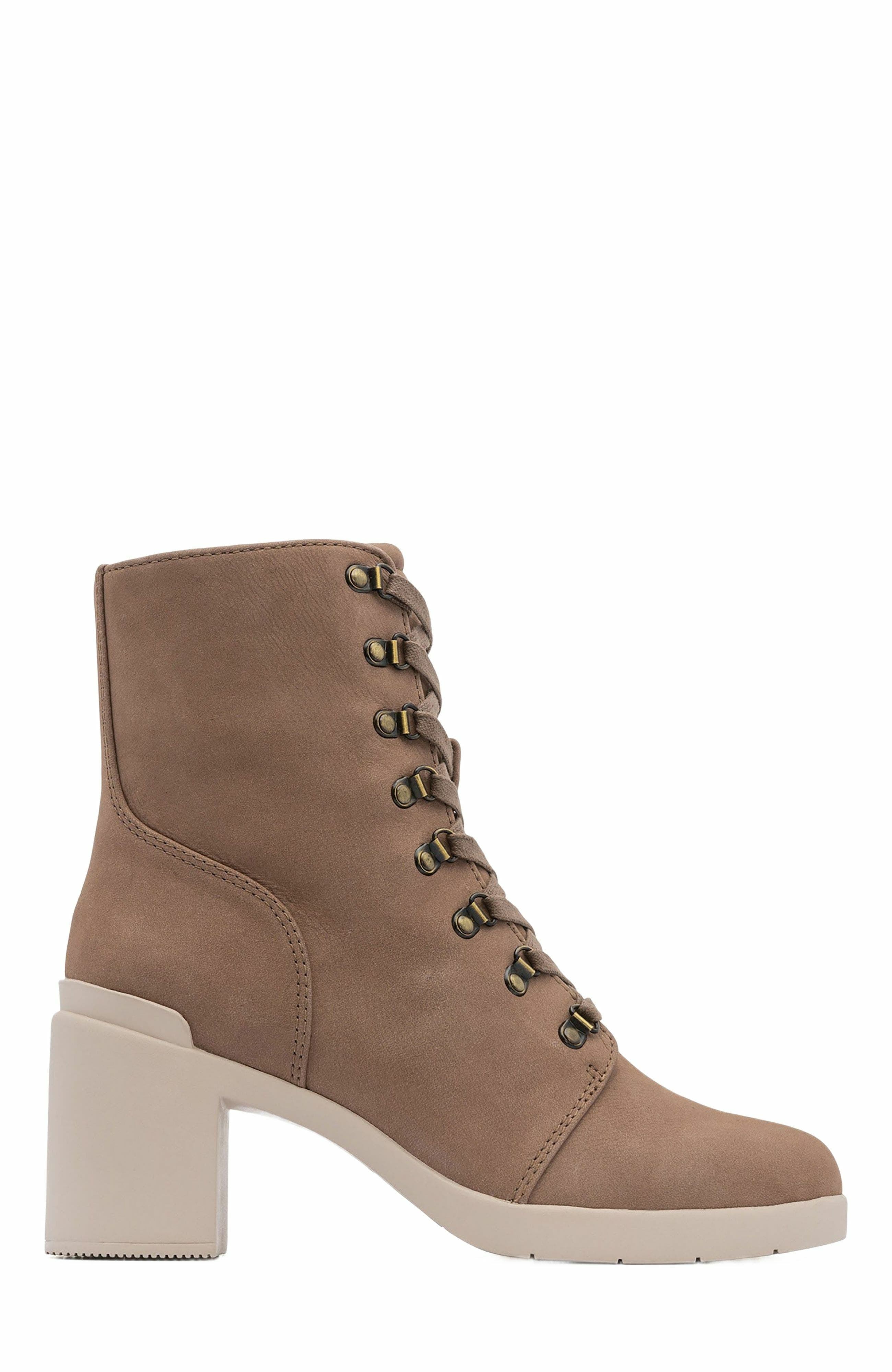 Metropolis Lace Boot, Alternate, color, Beige - Regular