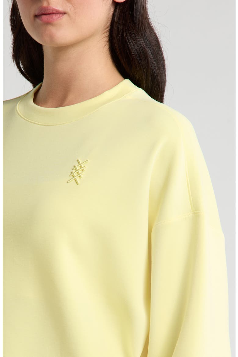 DreamGlow Crewneck Sweatshirt, Alternate, color, LEMON LIME
