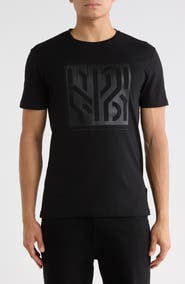 T.R. PREMIUM 3D Geometric Line Graphic T-Shirt