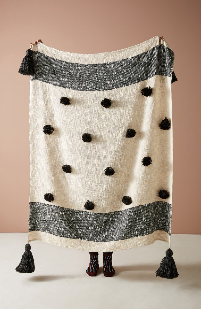 Anthropologie Home Hazel Throw Blanket, Main, color, 