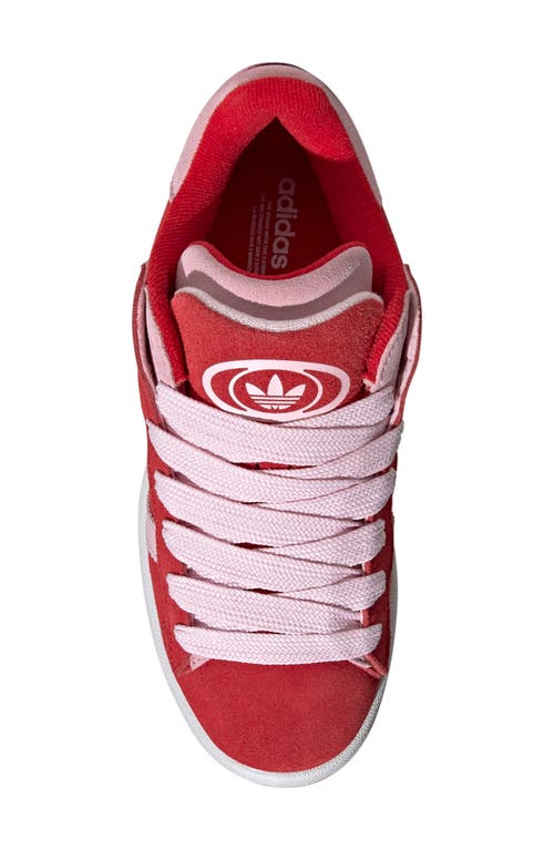 Adidas Originals Campus 00s Suede 3-stripes Sneakers In Red