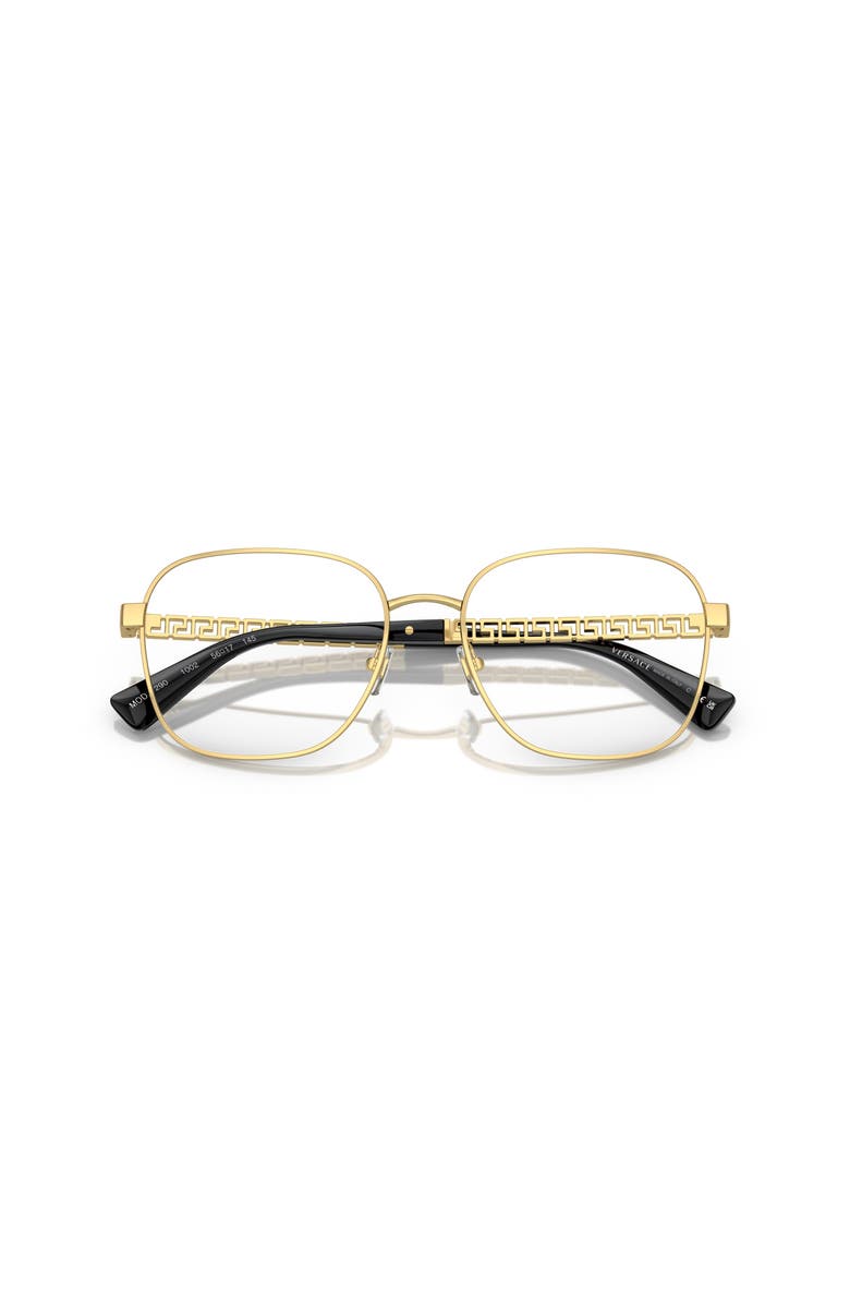 Versace 56mm Phantos optical glasses, Alternate, color, Gold