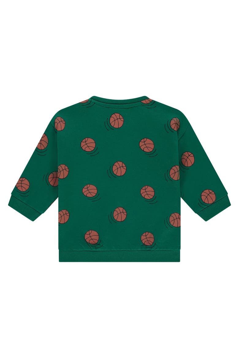 Allover Basketball Sweatshirt, Alternate, color, Turtle