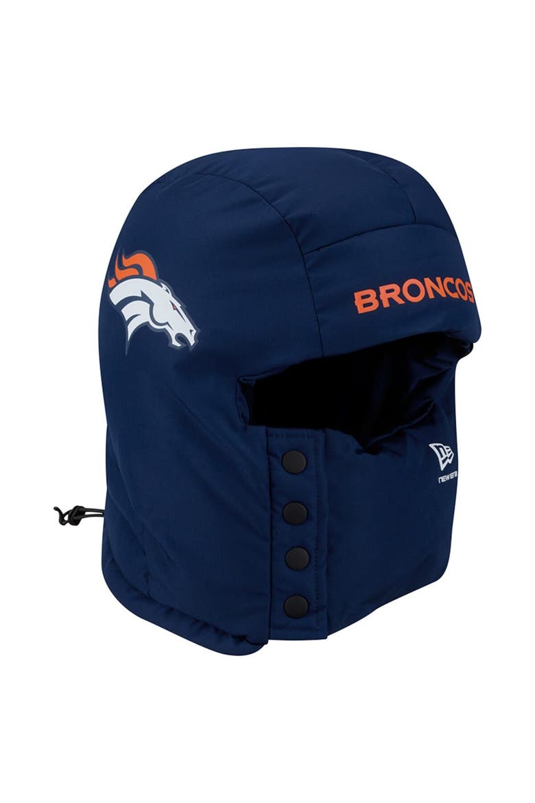 Men's New Era  Navy Denver Broncos Puffer Balaclava, Main, color, Navy