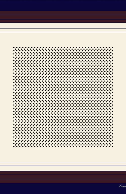 Lauren Ralplh Lauren Fall Dot Square In White